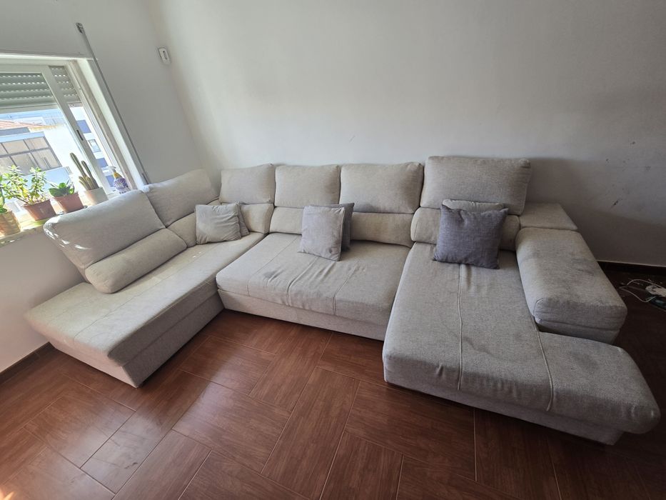 Sofá em L – 3 Módulos | Fácil Transporte