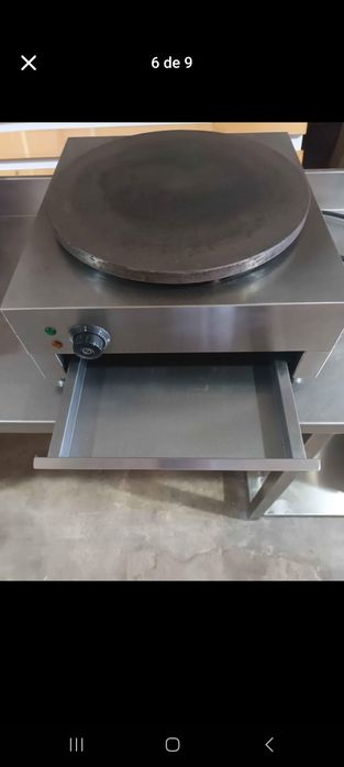 Maquina crepes e churritos industriais
