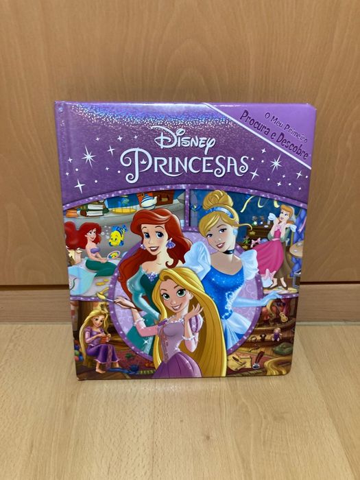 3 livros Princesas O Meu Primeiro Procura e Descobre