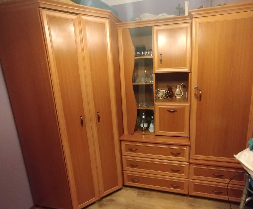 Szafa narożna komplet