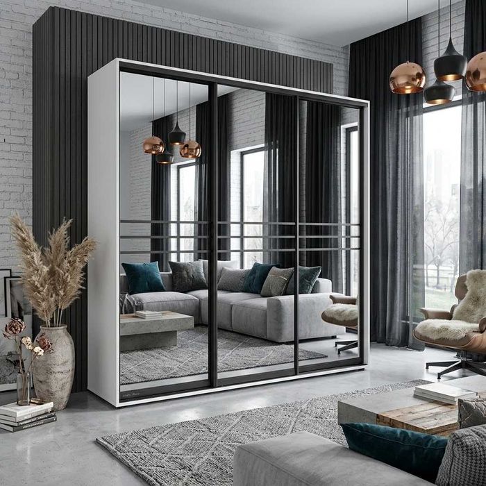 Минимализм, в котором чувствуется характер Шкаф-купе 2200×600×2400 — современная эстетика в каждой линии