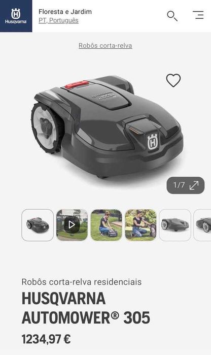 Robot Relva Husqvarna 305