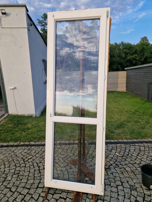 Okno 85x250 drzwi balkonowe pcv z demontażu duży wybó