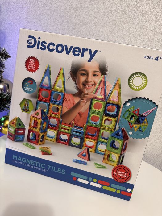 Конструктор магнітний на 100 деталей