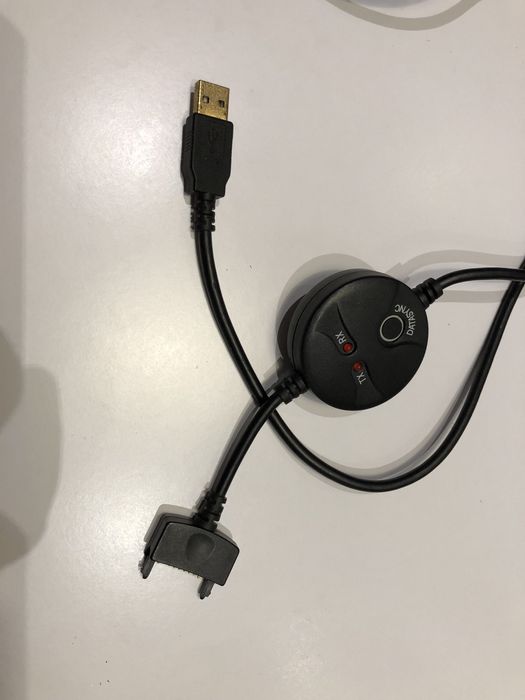 Zestaw kabli retro: telefon, palmtop, vga, USB