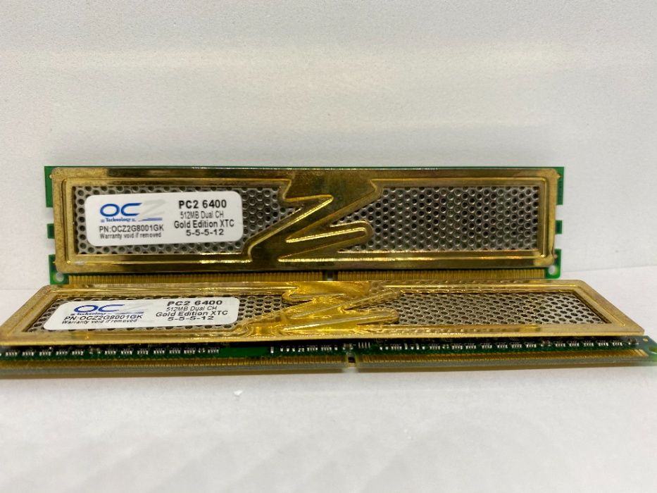 Модуль памяти OCZ Gold Edition XTC PC2-6400 512MB Dual CH
