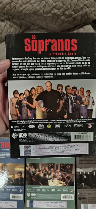 Coleção dvd os sopranos