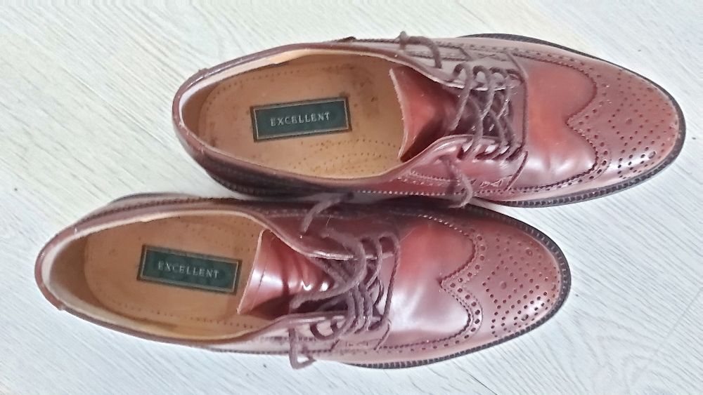 Eleganckie buty z Holandii skóra naturalna Exellent 43
