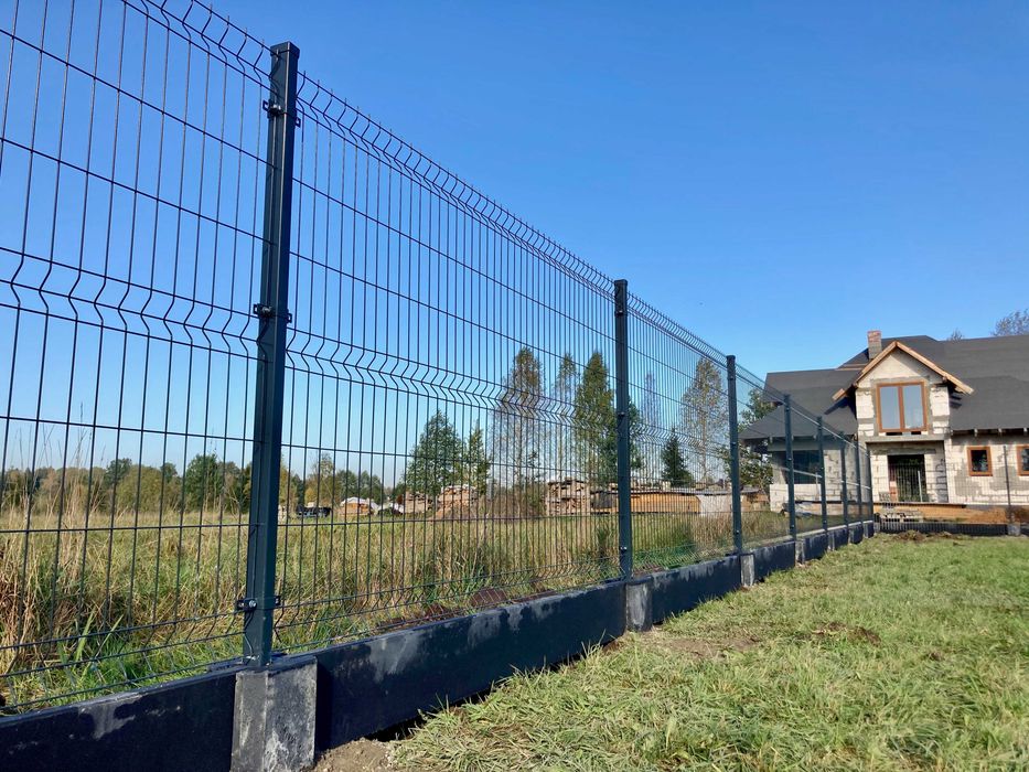 Ogrodzenie panelowe Panel 3D 1,53 4mm 1,33 5x20 antracyt słup płyta