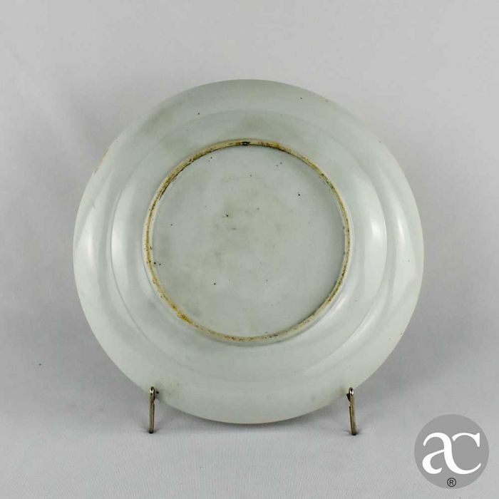 Prato em Porcelana da China decoração Mandarim, séc. XIX, nº 4