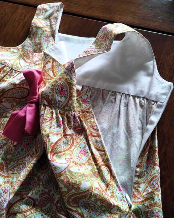 Vestido Cerimonia Menina 6 Anos Feito à Mão