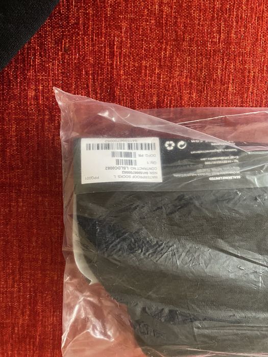 Шкарпетки водонепроникні Sealskinz military issue, black.