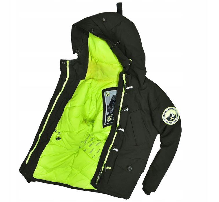 Superdry Mountain Zimowa Ocieplana Kurtka Damska S
