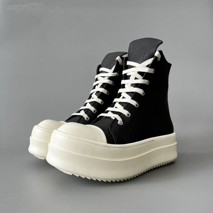 Rick Owens Mega Bumper Ramones High Leather DRKSHDW/Преміум якість