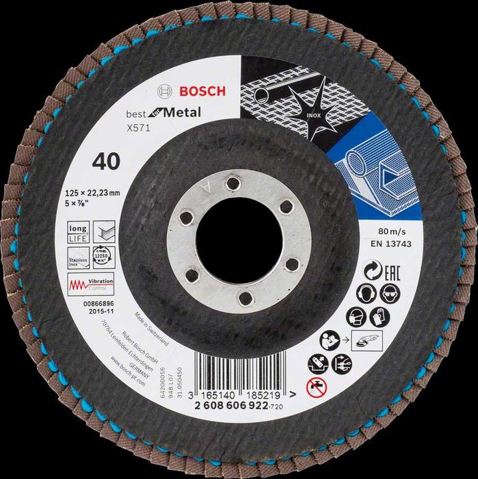 Discos de Corte Inox 115 x 1mm e de 2,5mm e rebarbar