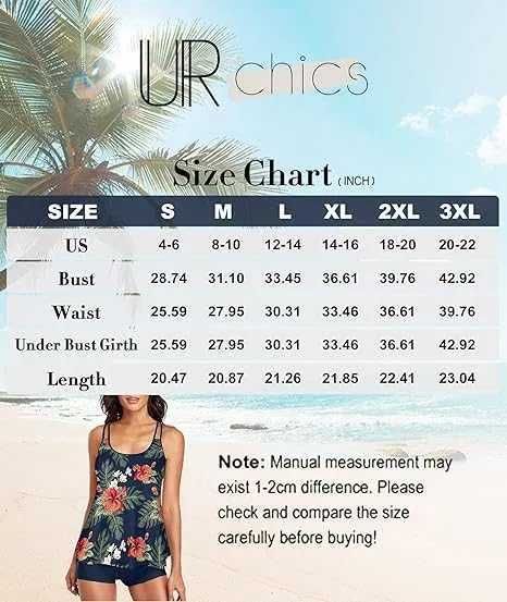 Nowy strój kąpielowy /tankini /koszulka /majtki /figi !L! !B338!