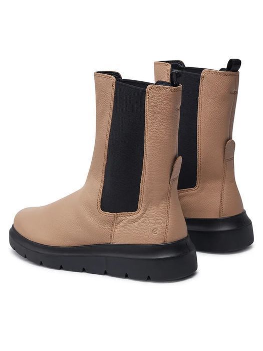 damskie skórzane sztyblety Chelsea ECCO Nouvelle, botki wysokie EU 42