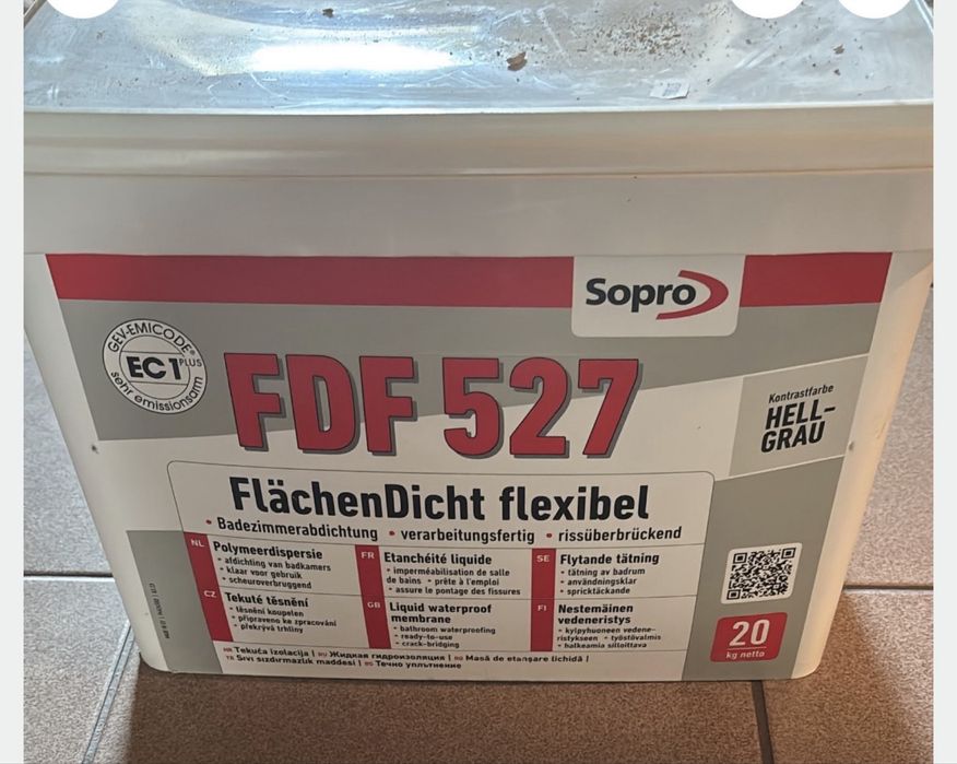 Folia w płynie 20 l firma sopro FDF 527