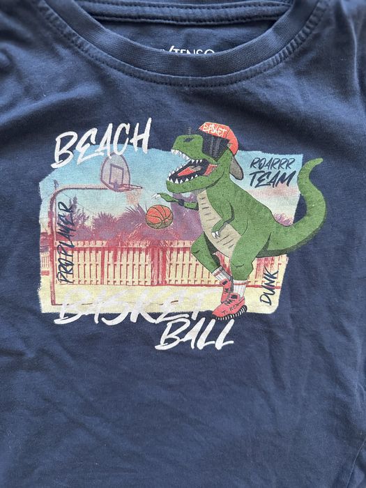 Koszulka dla chłopca krótki rękaw dinozaur