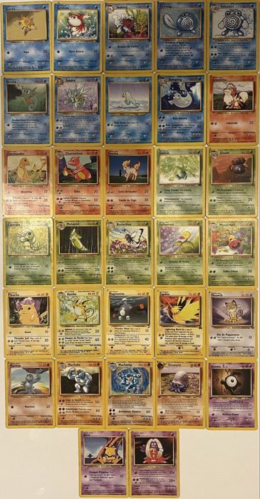 Cartas Pokemon 1° geração