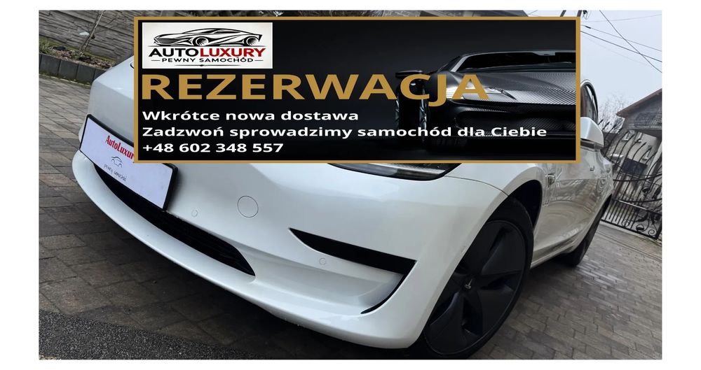 Tesla Model 3 Europa/Bezwypadkowa/Hak/Gwarancja producenta
