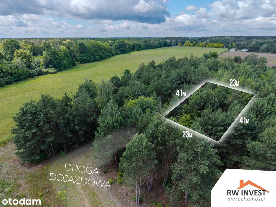Działka budowlana 975 m² – Mieszkowo | MPZP | Blisko S7| 15minWarszawa