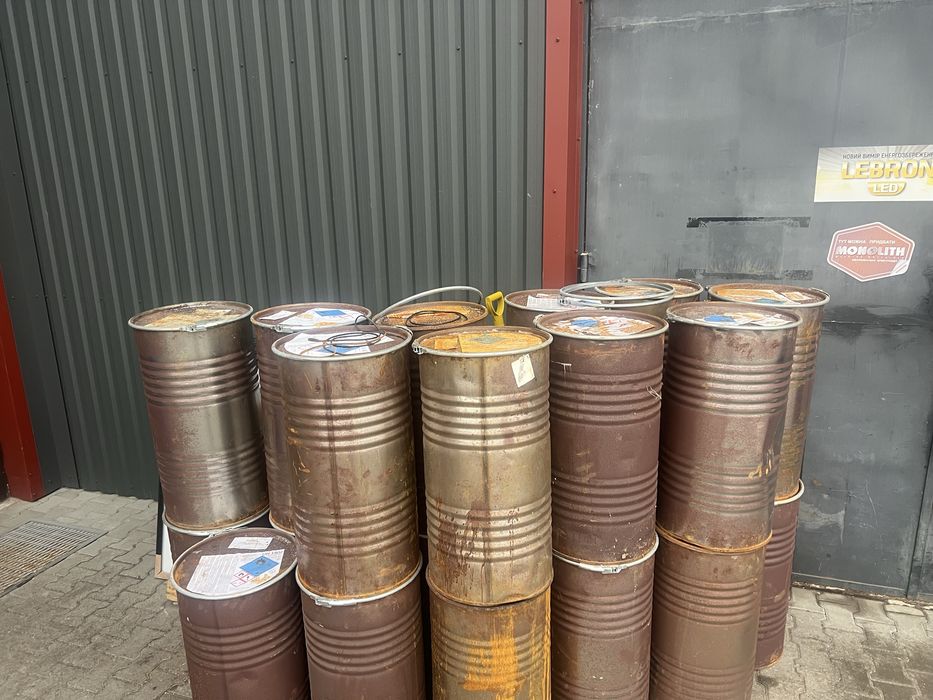 Бочка 100 л для зерна, урна для сміття