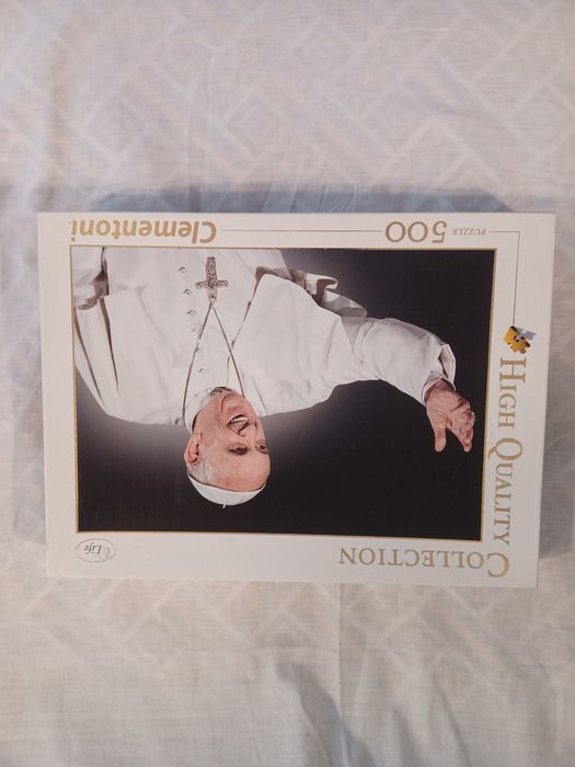 Puzzle da marca Clementoni "Papa Francisco" 500 peças
