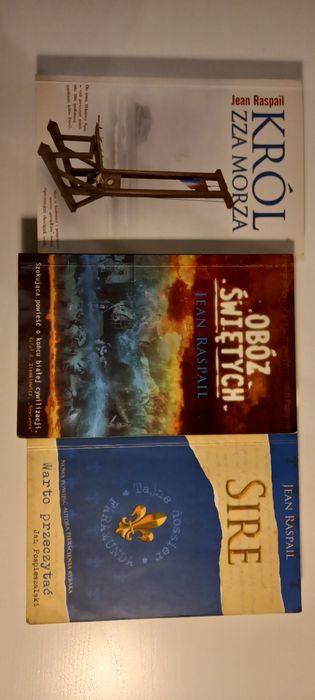 Ksiązki Jeana Raspaila 3szt