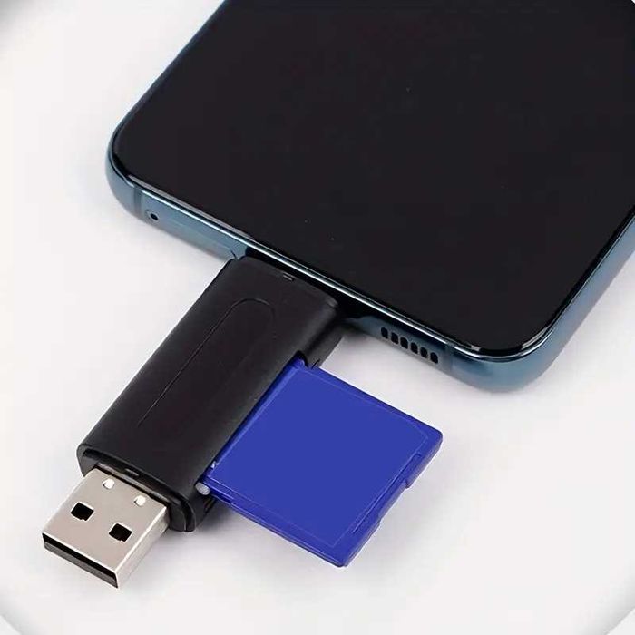 USB Micro SD Card Reader, 4-in-1 Adapter – SD/MICROSD Reader.64750866773378122