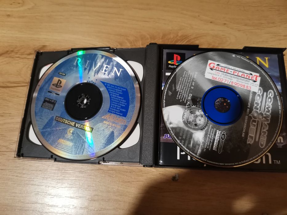 Riven the sequel to myst psx PlayStation 1 ps1