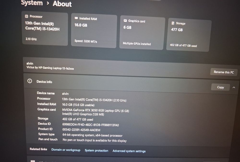 Vendo laptop, quase novo,HP,VICTUS