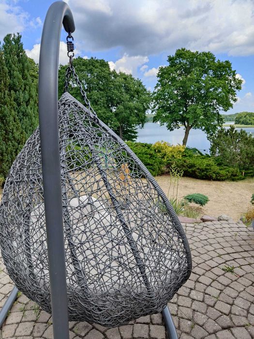 Domek nad Jeziorem Niesłysz w pierwszej lini brzegowej