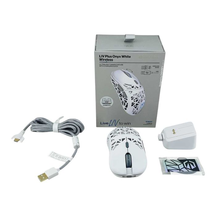 Mysz dla gracza ENDORFY LIV Plus – Biały Onyx