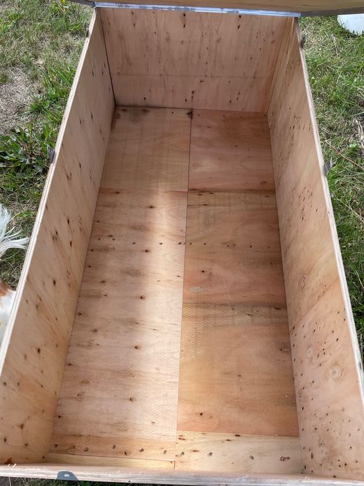 Skrzynka do ogrodu niemalowana