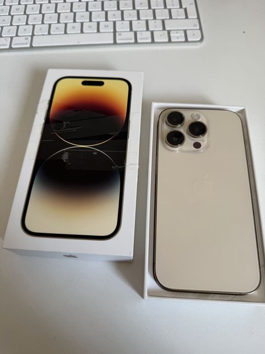 Bateria 100% iPhone 14 Pro 256gb Gold
