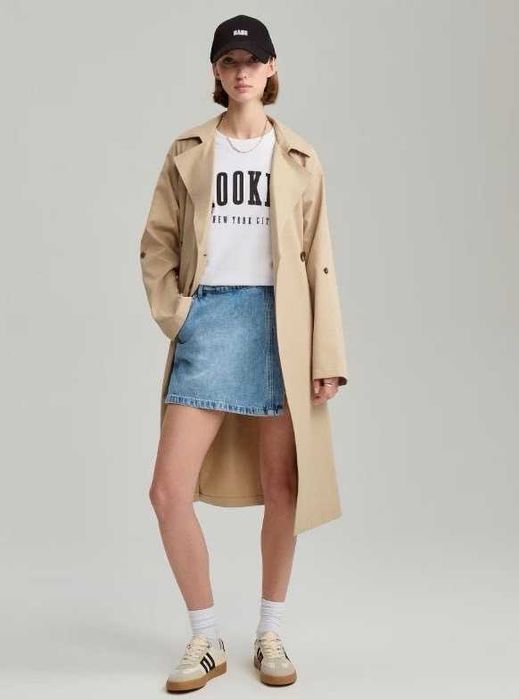 Джинсова спідниця-шорти — денім із характером