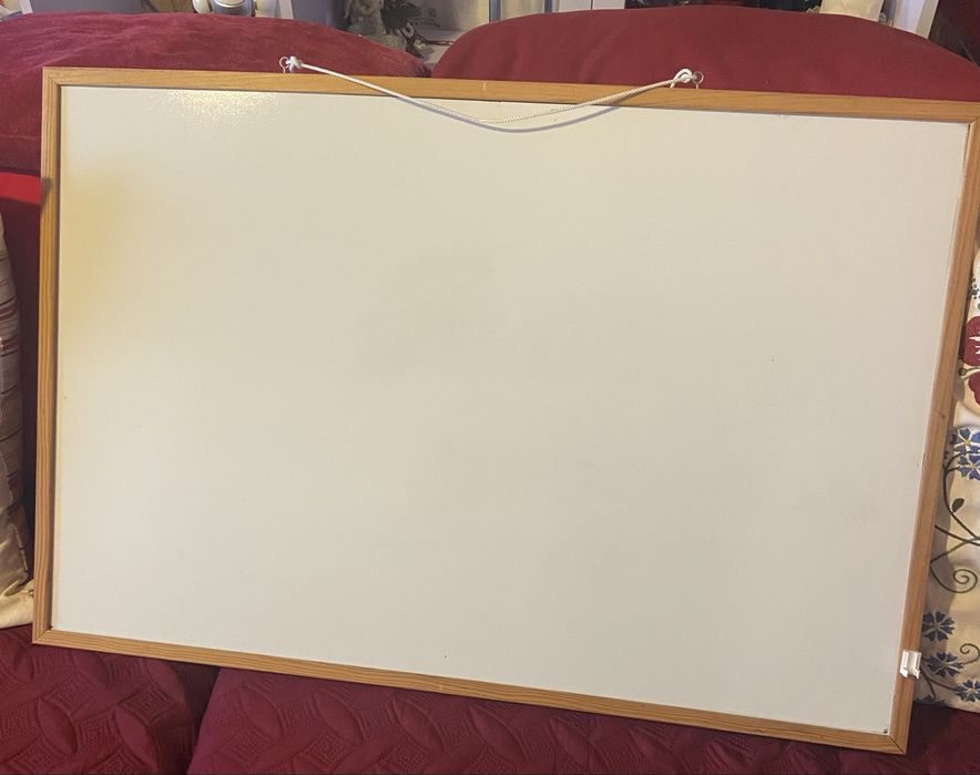 Quadro branco para escrita apagável