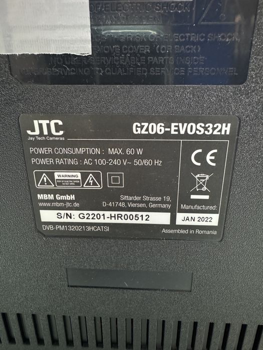 Телевізор JTC 2 моделі СМАРТ Android