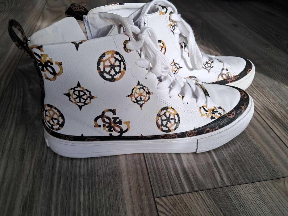 Buty sneakersy damskie wysokie Guess rozm 40