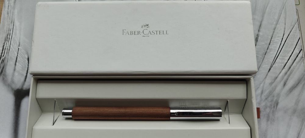 Pióro wieczne Faber Castell Ambition drewno z pudełkiem