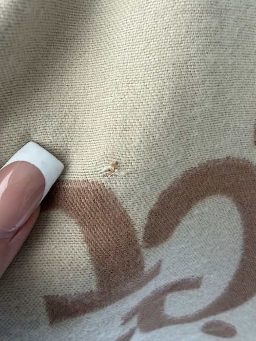Duży szalik Gucci monogram szal dwustronny beżowy premium