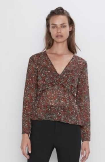 Blusa Manga Comprida Zara