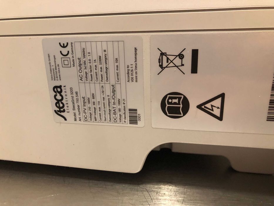 Panele fotowoltaiczne , falownik, stelaż