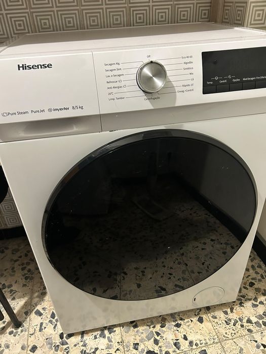 Maquina lava e seca hisense