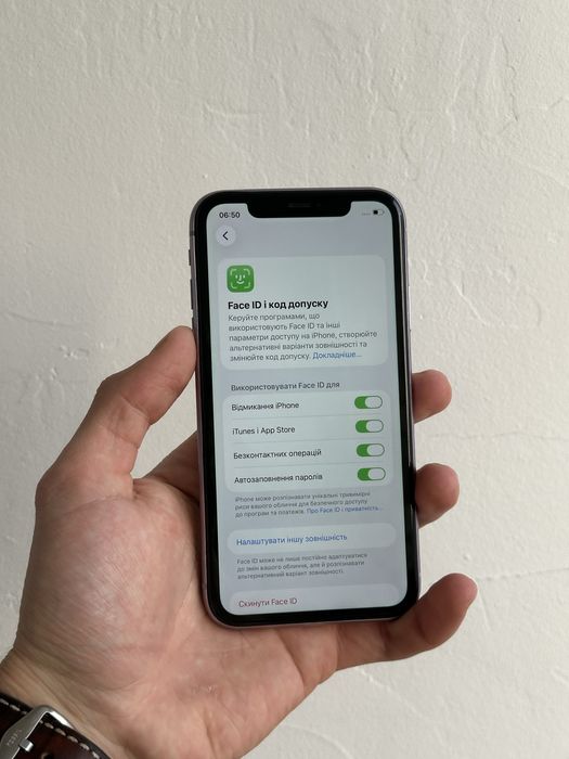 ІДЕАЛЬНИЙ iPhone 11 Purple 64GB • АКБ 100% • Face ID працює • Оригінал