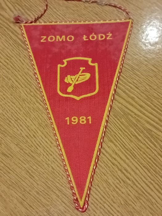 Proporczyk. Łódź ZOMO PRL