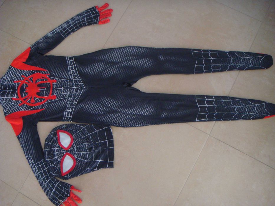 nowy strój przebranie superman spiderman z maską roz. 140