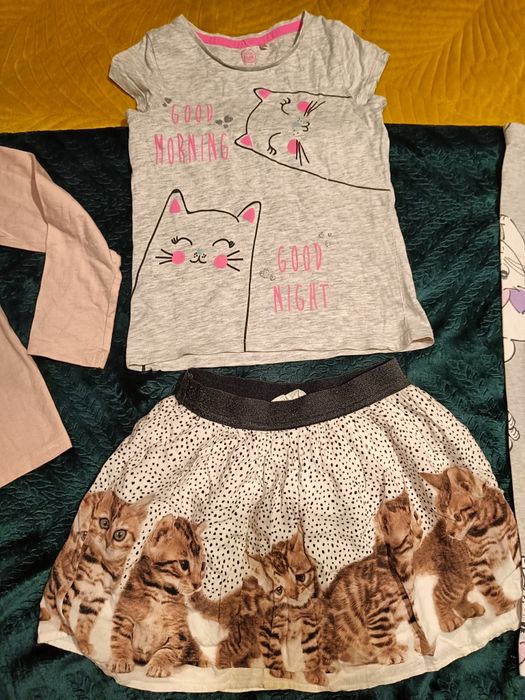 Koci domek Gabi arystokraci kotki hello kitty 110 116 bluzka spódnica