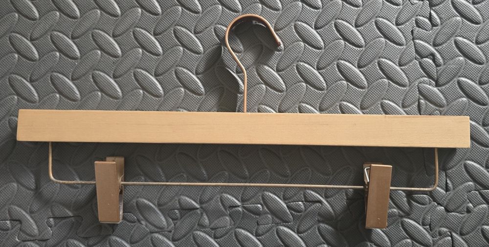 Conjunto de cabides de exposição de loja